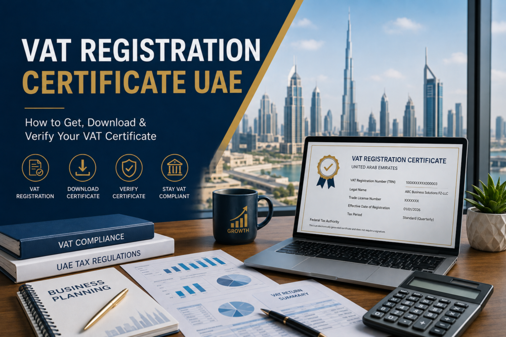 VAT Registration Certificate your Business