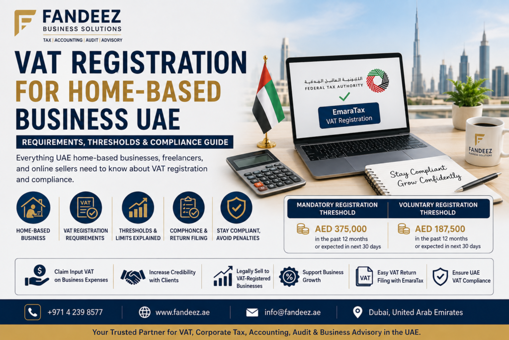 VAT Registration for Home-Based Business UAE