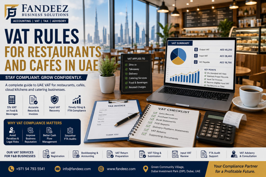 VAT Rules for Restaurants & Cafes in UAE