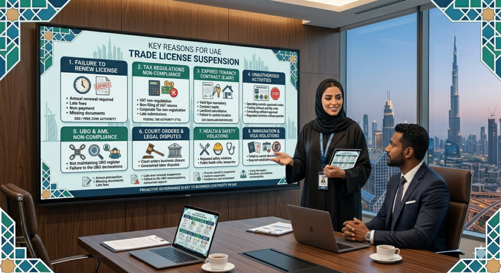 Trade License Suspension UAE