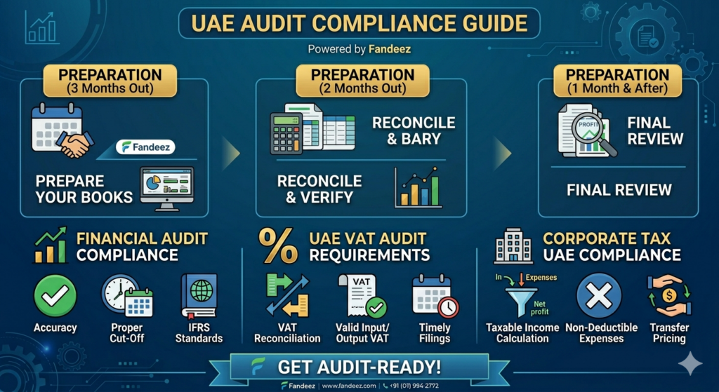 Year-end audit preparation UAE