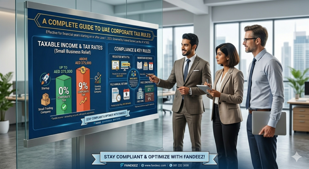 Income tax in UAE for companies