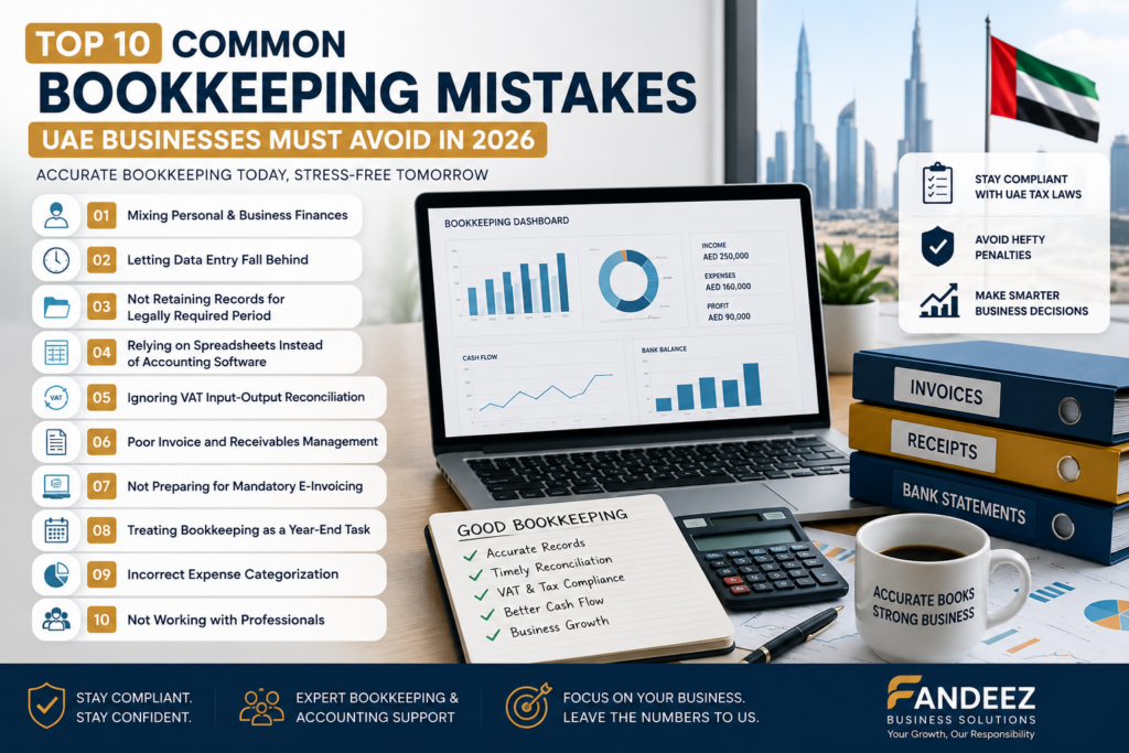 Common Bookkeeping Mistakes UAE Businesses