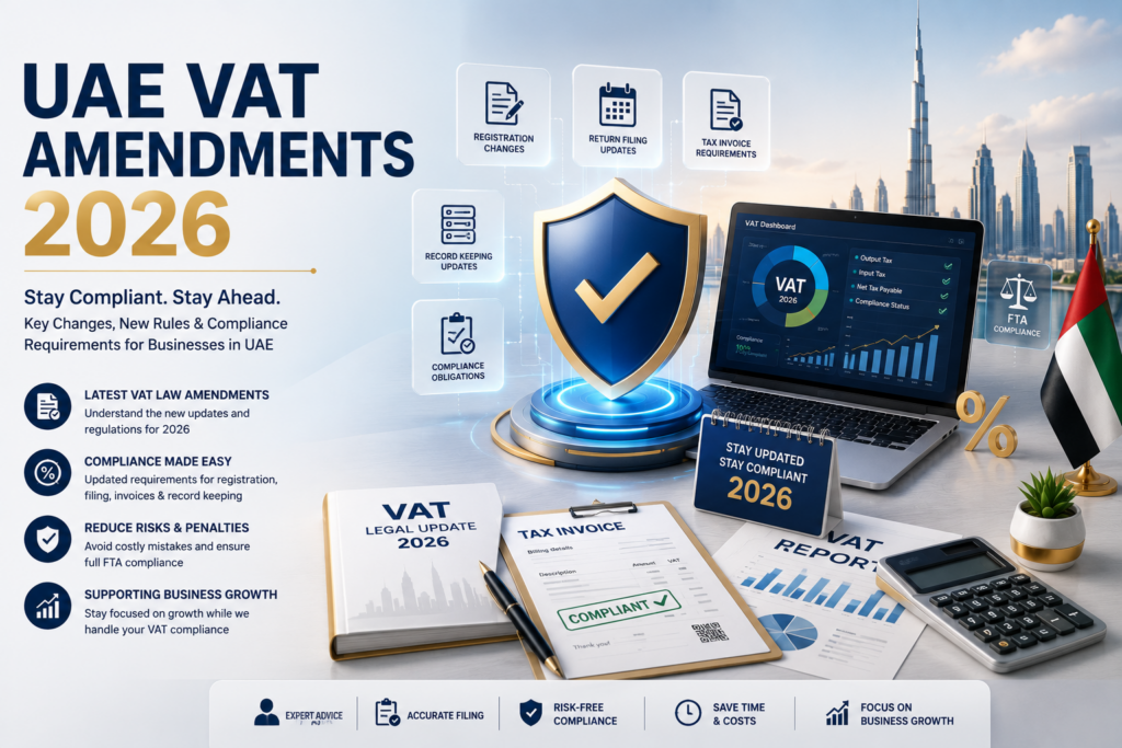 UAE VAT Amendments 2026