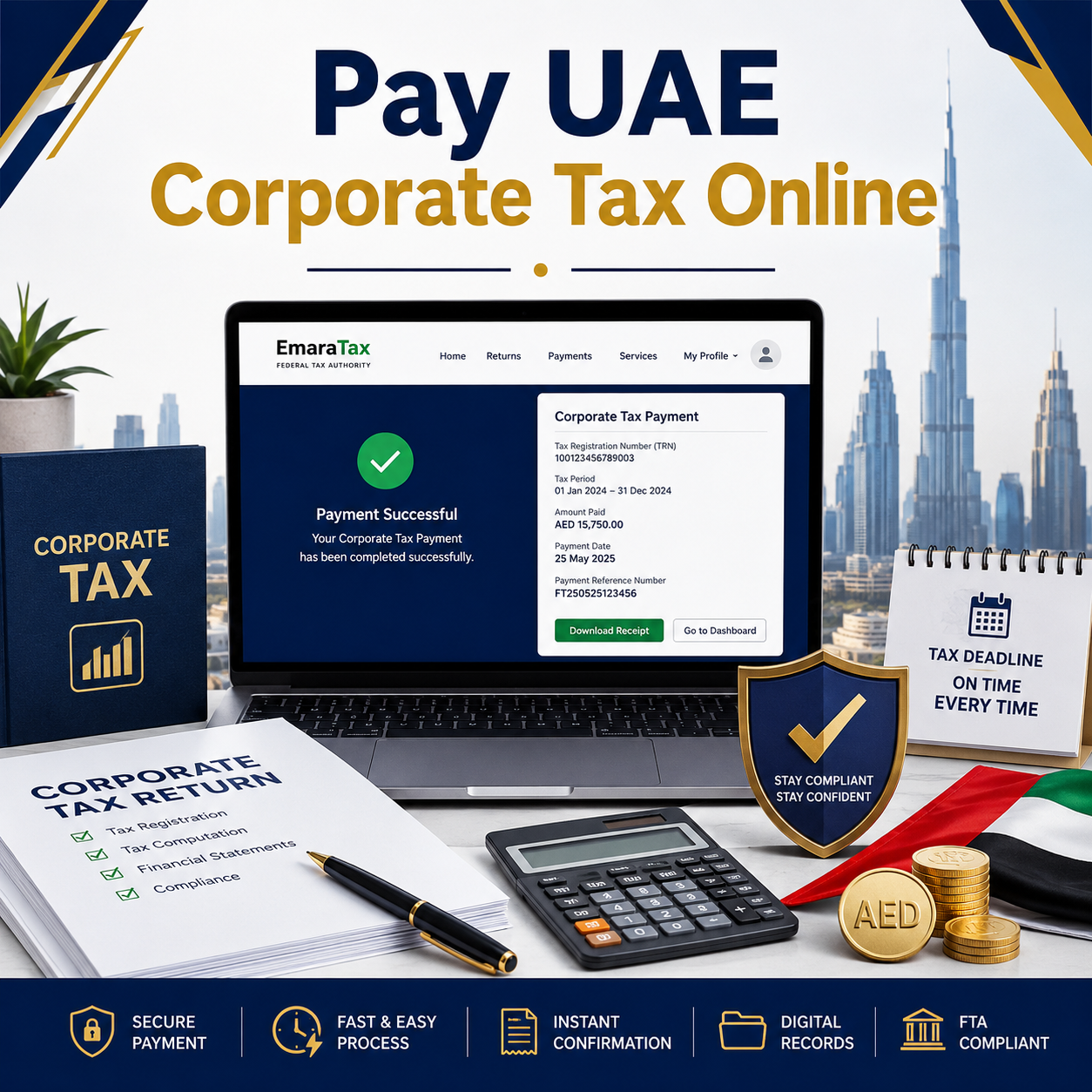Pay UAE Corporate Tax Online